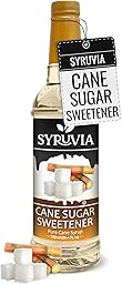 Syruvia Cane Sugar Sweetener Syrup for Coffee – Natural Sweetness, 25.4 fl oz, Kosher, Gluten Free, Ideal for Cane Sugar Sweetener Coffee & More, No Coloring
