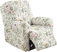 Vista 1 de Eco-Ancheng Fundas reclinables de 4 piezas, fundas para sillas reclinables, fundas elásticas para sofá reclinable, fundas ajustables