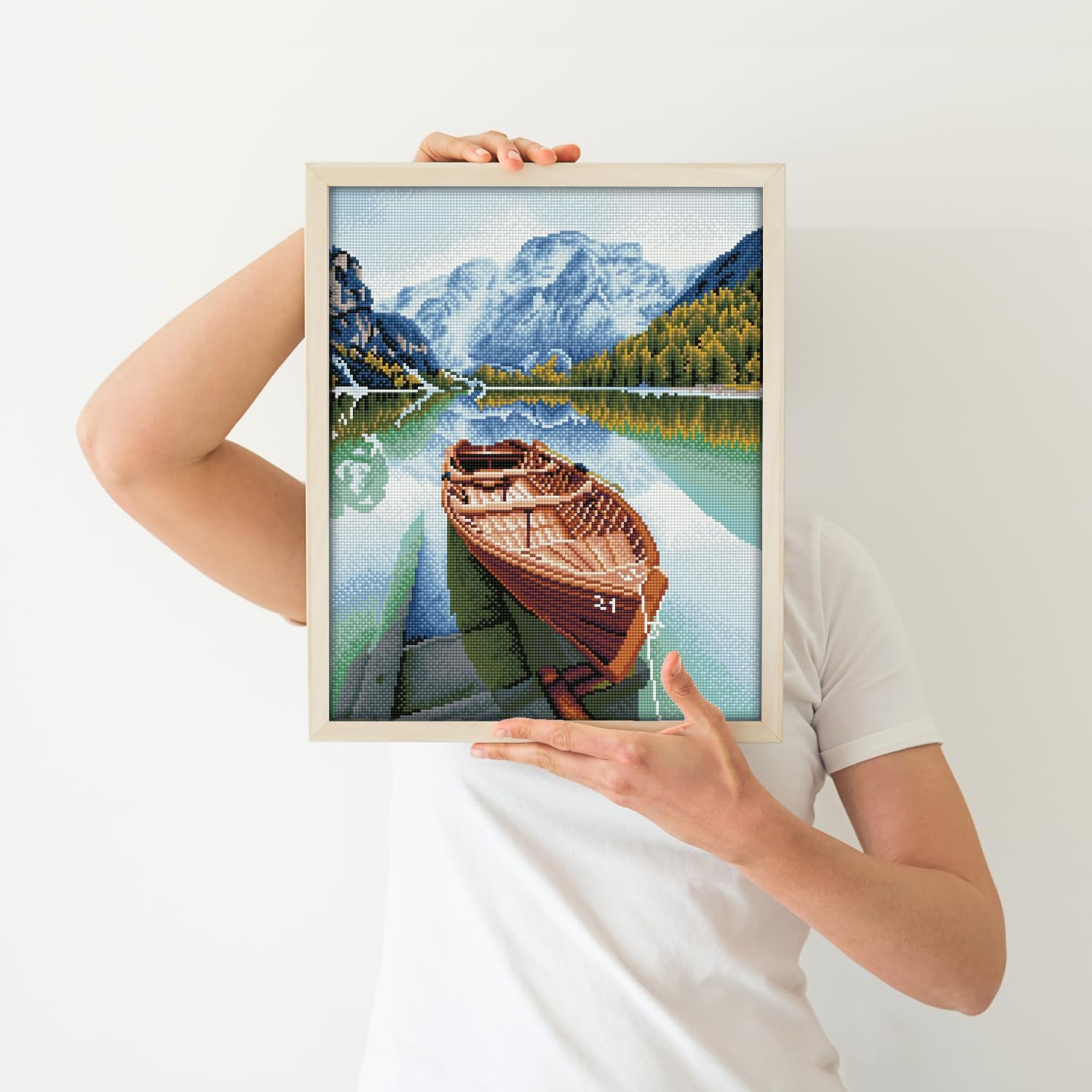 DIAMOND DOTZ Fjord Travel Diamond Painting Kits for Adults - Diamond Art Kits a Relaxing Creative Craft Kit with Dotz Gems 16x20