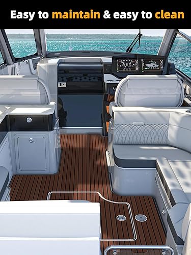 Vista 35 de FOCEAN Suelo de lancha de espuma EVA, cubierta de lancha, teca sintética, para suelo marino, para lancha motora, caravana, yate, kayak, tabla