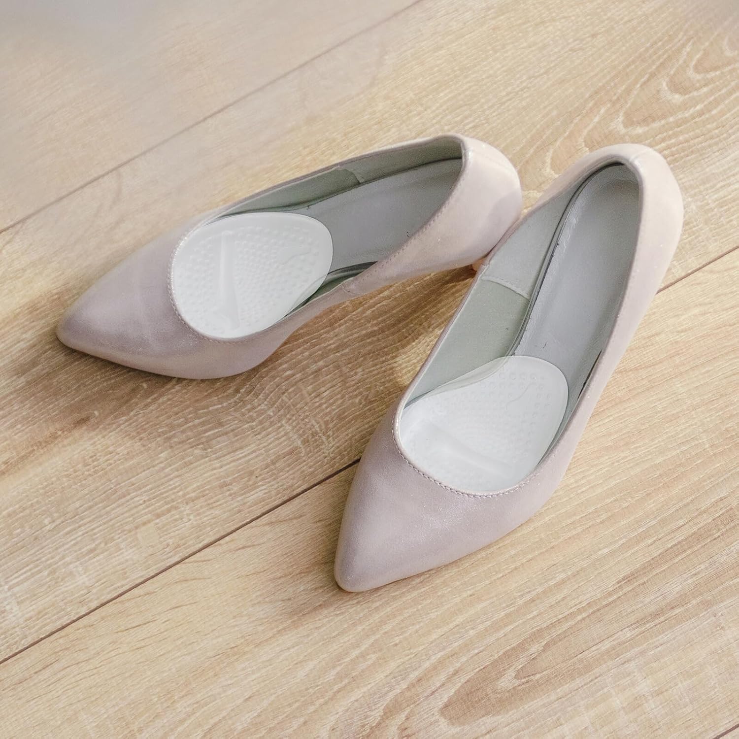 10 Pairs Silicone Forefoot Cushions for High Heels, Anti-Slip Shock-Absorbing Ball of Foot Pads, Gel Inserts for Women’s Shoes and Sandals, Foot Protection for Comfort and Relief