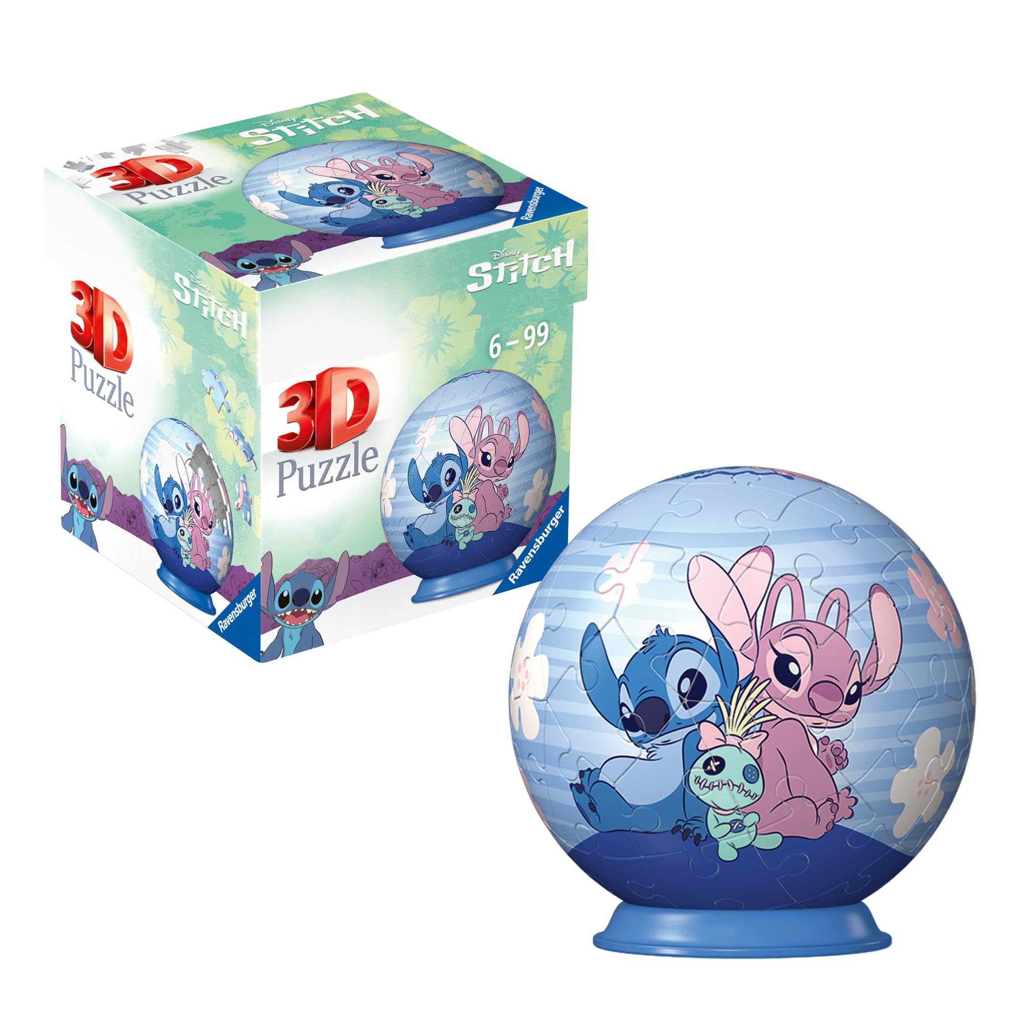 Ravensburger Boys Disney Stitch & Friends 54 Piece 3D Jigsaw Puzzle