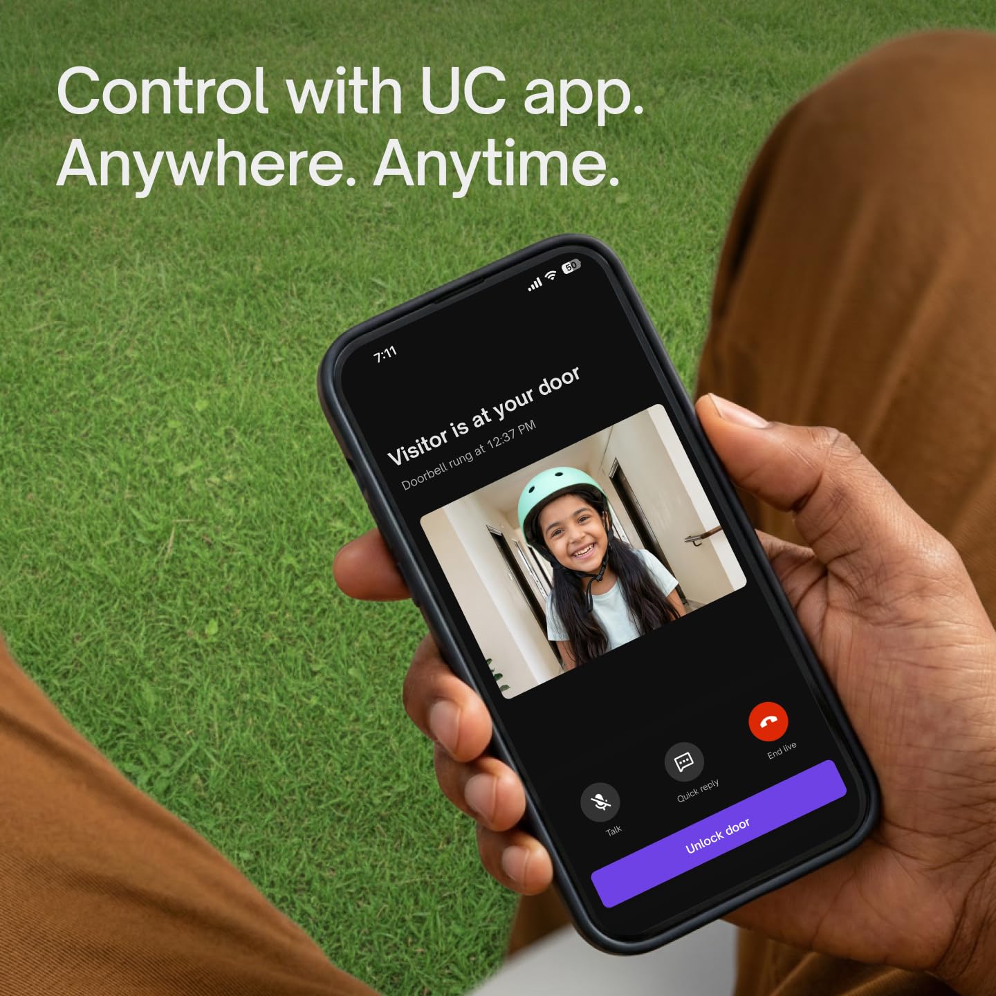 Native Lock Ultra by Urban Company | Smart Door Lock | Face Unlock | Live HD Video & 2-Way Talk | 9-Way Unlock & Doorbell Connect | 5 Bolt Strength | 3-Year Unconditional Warranty | Free Installation — Amazon image 12