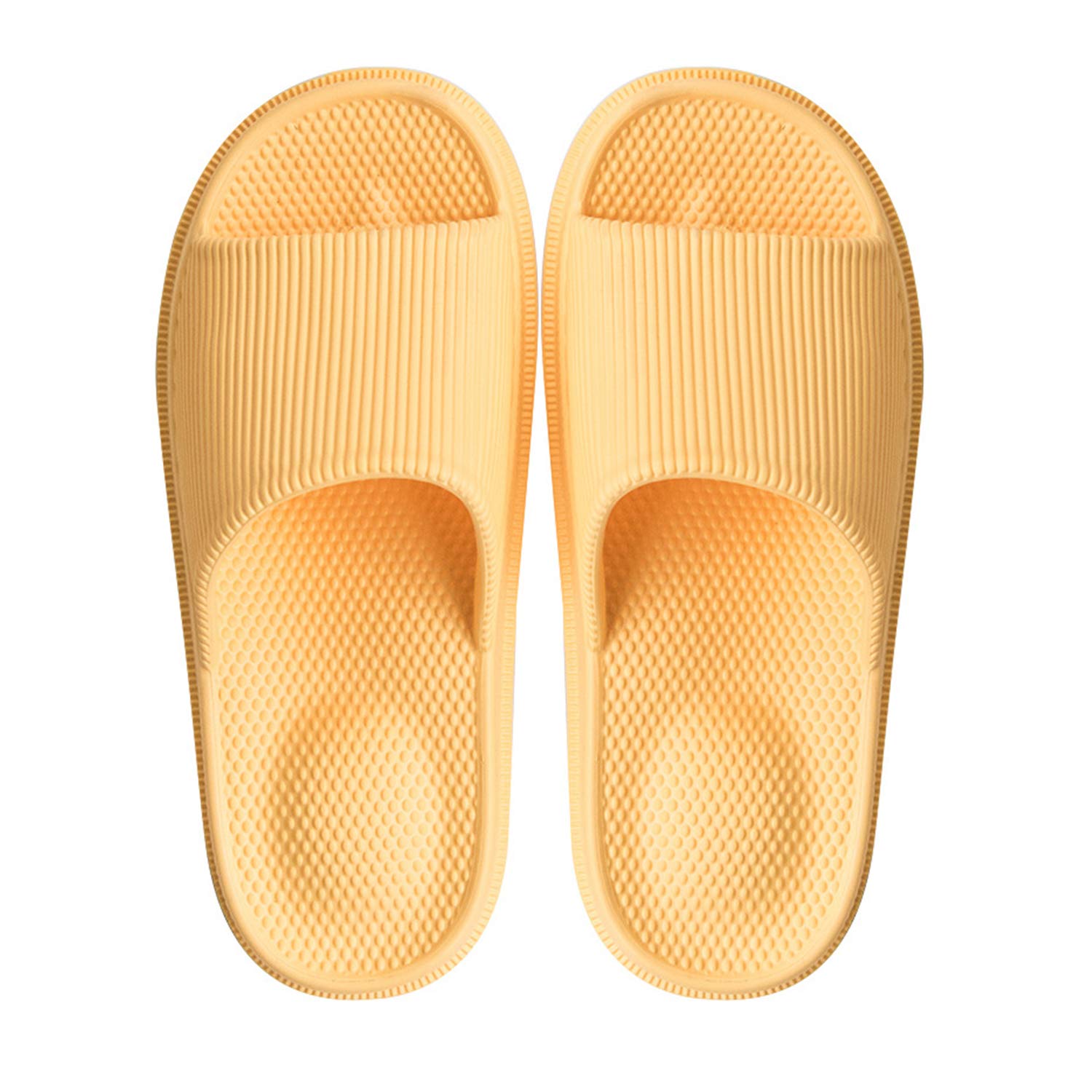 WYSBAOSHU Slippers for Women and Men House Slides Shower Sandals Non-Slip Spa Massage Foam Bathroom Pool Shoes