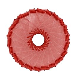 Wudygirl 100PCS Organza Bags 5X7 Inch Favor Bags Jewelry Bags Drawstring for Christmas Candy Wedding Favor Party Baby Shower(Red 5X7)