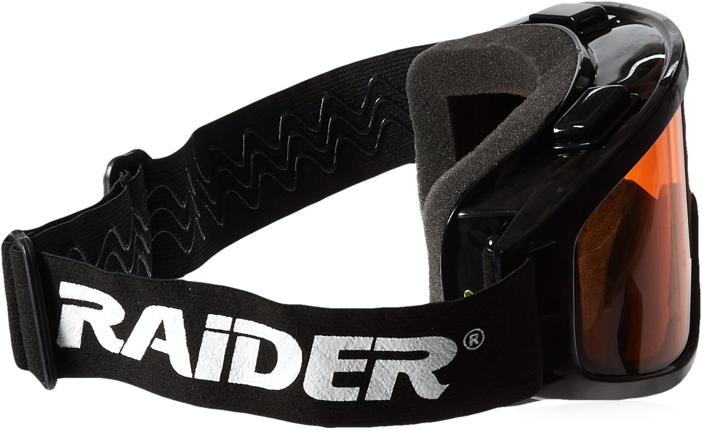 Raider 26-001 Black Frame/Clear Lens Impact-Resistant Adult MX Off- Road Goggles