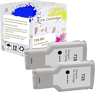 728 Cartuchos De Tinta De Substituição, Black Multipack Compatível Para HP DesignJet T830 T730 Impressoras Two-Black Ink