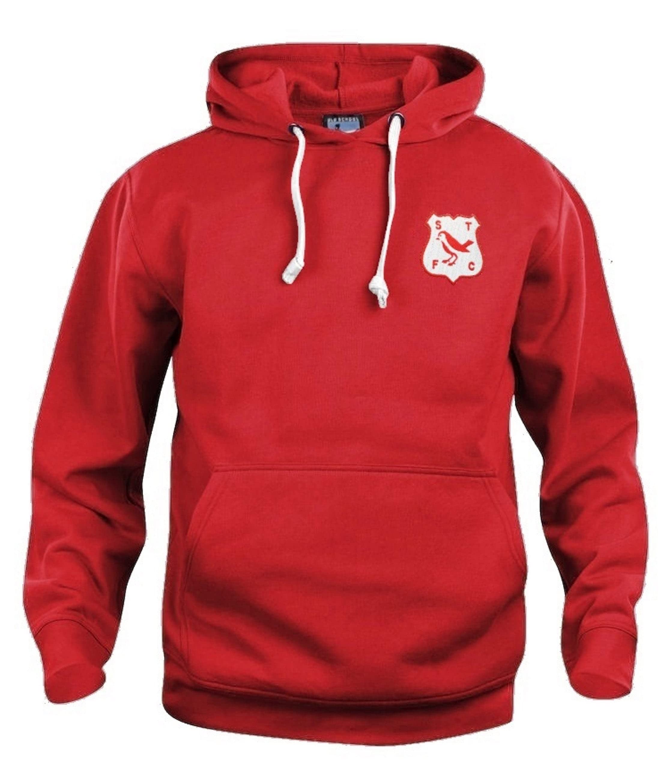 Swindon 1960s Retro Football Hoodie Embroidered Logo