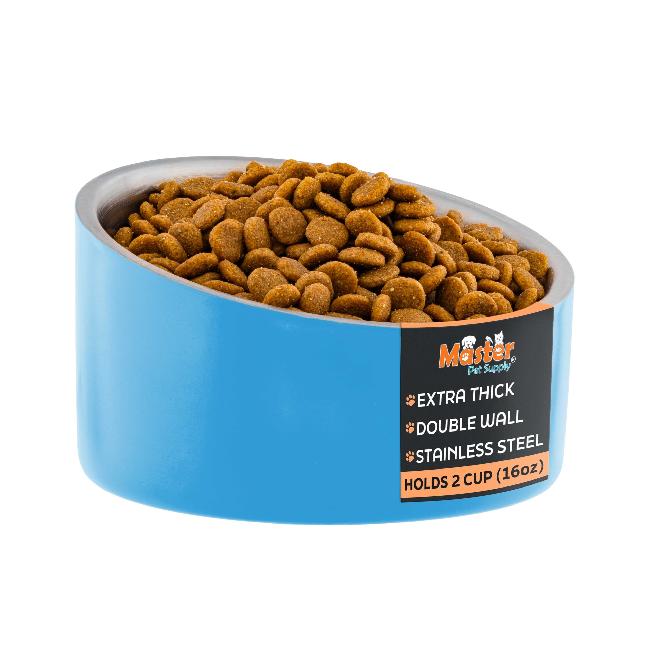 Gamelle surélevée pour bouledogue français Master Pet Supply anti-glisse