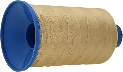 Miniatura 528 de Mandala Crafts Hilos de coser resistentes de nailon consolidado, hilo para tejer jeans de cuero, hilos de tapicería marina al aire libre, Beige