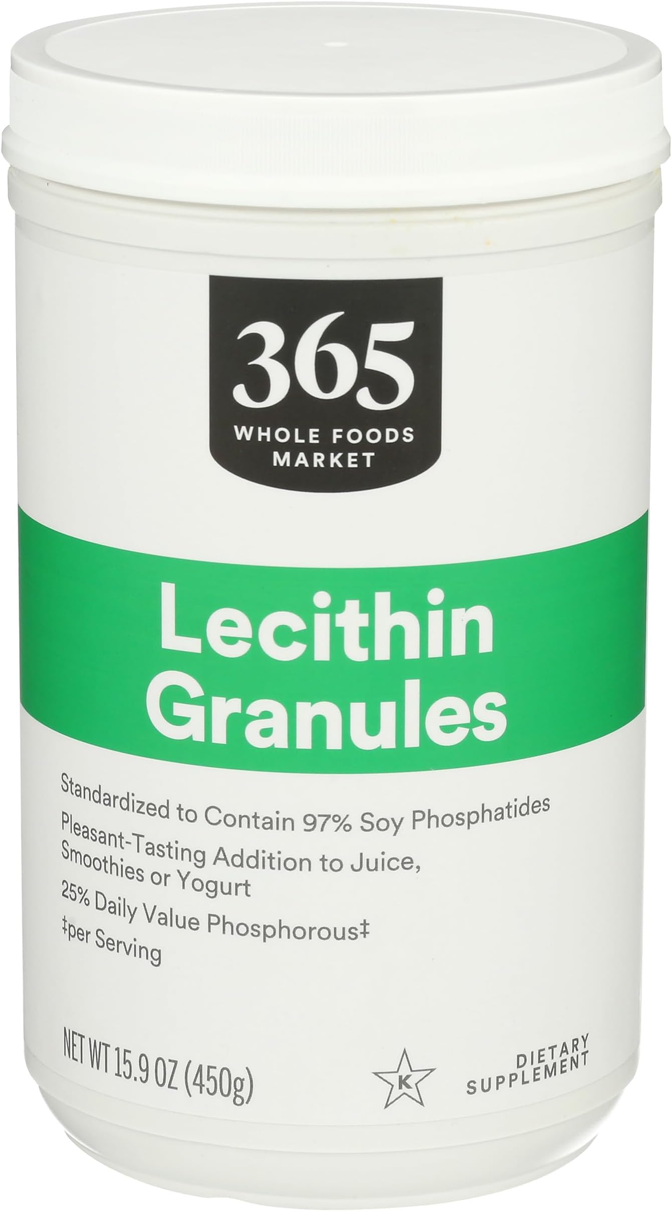 365 by Whole Foods Market, Lecithin Granules, Vegan, 15.9 Ounce