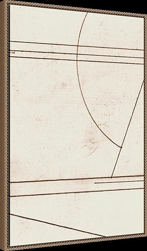 Miniatura 2 de Amanti Art Framed Canvas Wall Art Print (23x33) Minmod No1 by Dan Hobday Float Framed Canvas Art for Wall Decor, Living Room, Bedroom, Bathroom,