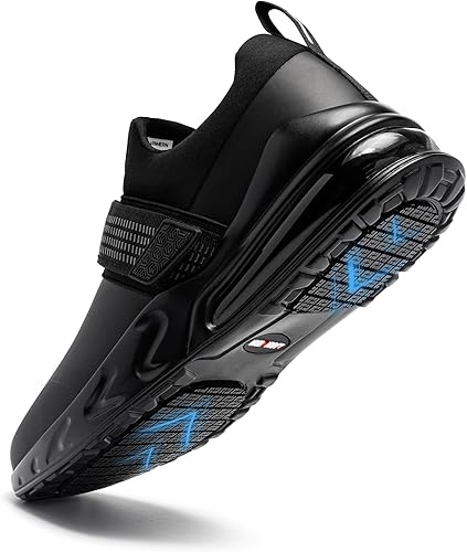 Miniatura 6 de LARNMERN Zapatos de Trabajo Antideslizantes para Mujer, Zapatos de Servicio de Alimentos, Cocina, Chef, Impermeables, de Slip On, para Restaurante