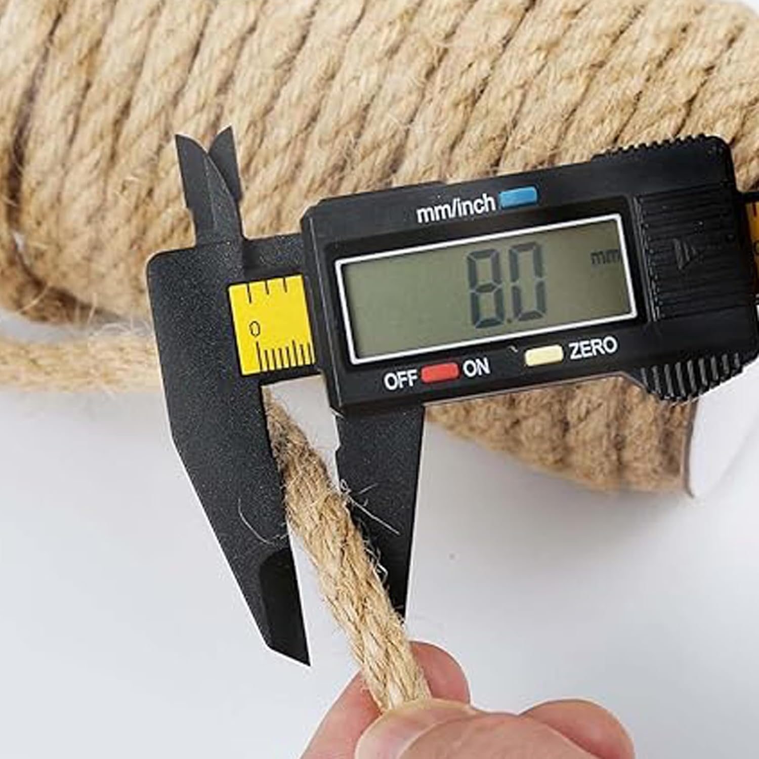 Natural Jute Twine Rope 328ft 8mm Thick, Heavy Duty Premium Garden Twine String, Jute Rope
