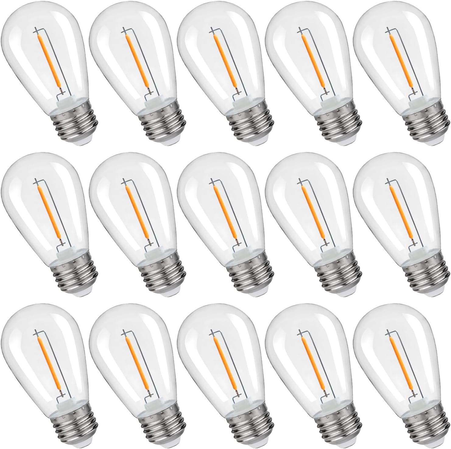 S14 Replacement LED Light Bulbs, 1W S14 LED Bulbs, Outdoor String Lights