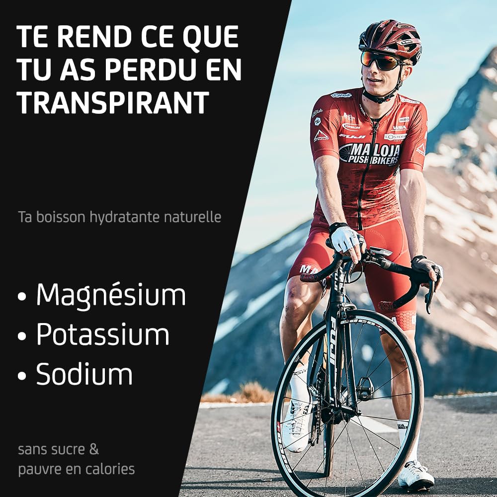 GoMo SALTED Hydration Aid | Electrolytes sans sucre | Amélioration de l'absorption de l'eau & hydratation rapide | 30 portions de poudre d'électrolytes avec du sel des Alpes suisses | Goût mixte