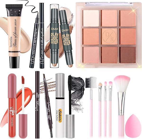 YBUETE Makeup Set Kit with 9 Colour Eyeshadow