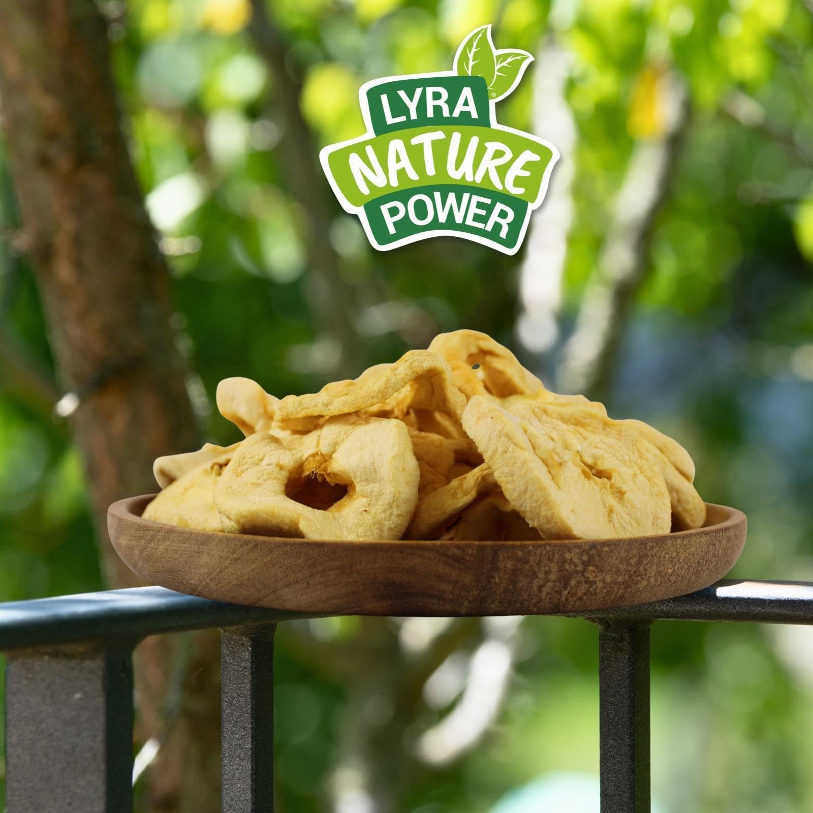 Lyra Pet® 10 kg Äpfel getrocknet Futter für Vögel, Pferde, Nager &Reptilien | Reich an Vitaminen & Ballaststoffen - Nährstoffreiches & natürilches Futter - Apfelscheiben ideal als Ergänzung