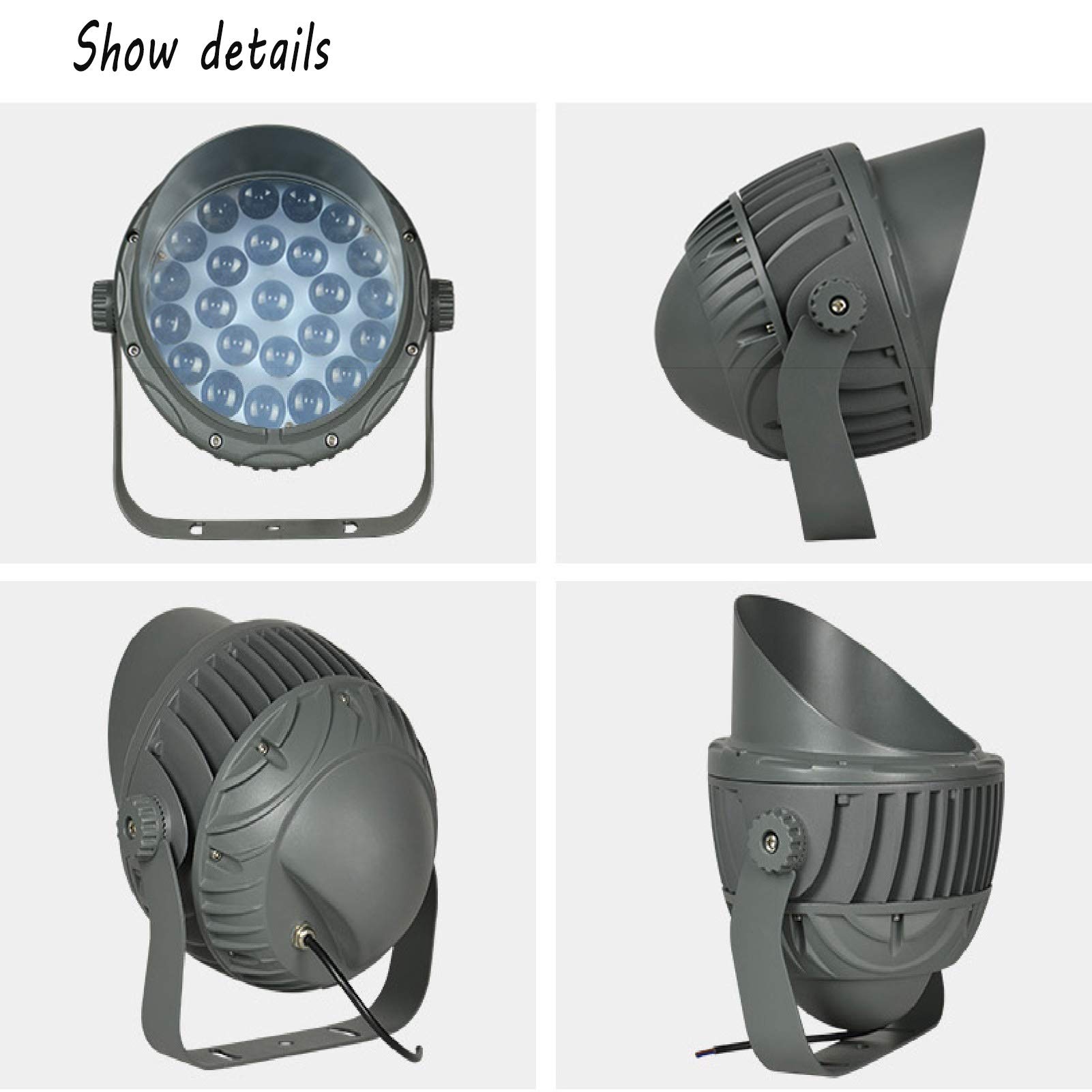 Faretto LED A Fascio Stretto Per Esterni – 3W/5W/10W, IP67, Angolo 3°, Per Edifici E Cartelloni
