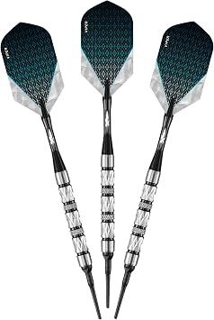 Viper Diamond 90% Tungsten Soft Tip Dart Set Black Rings 16 Grams