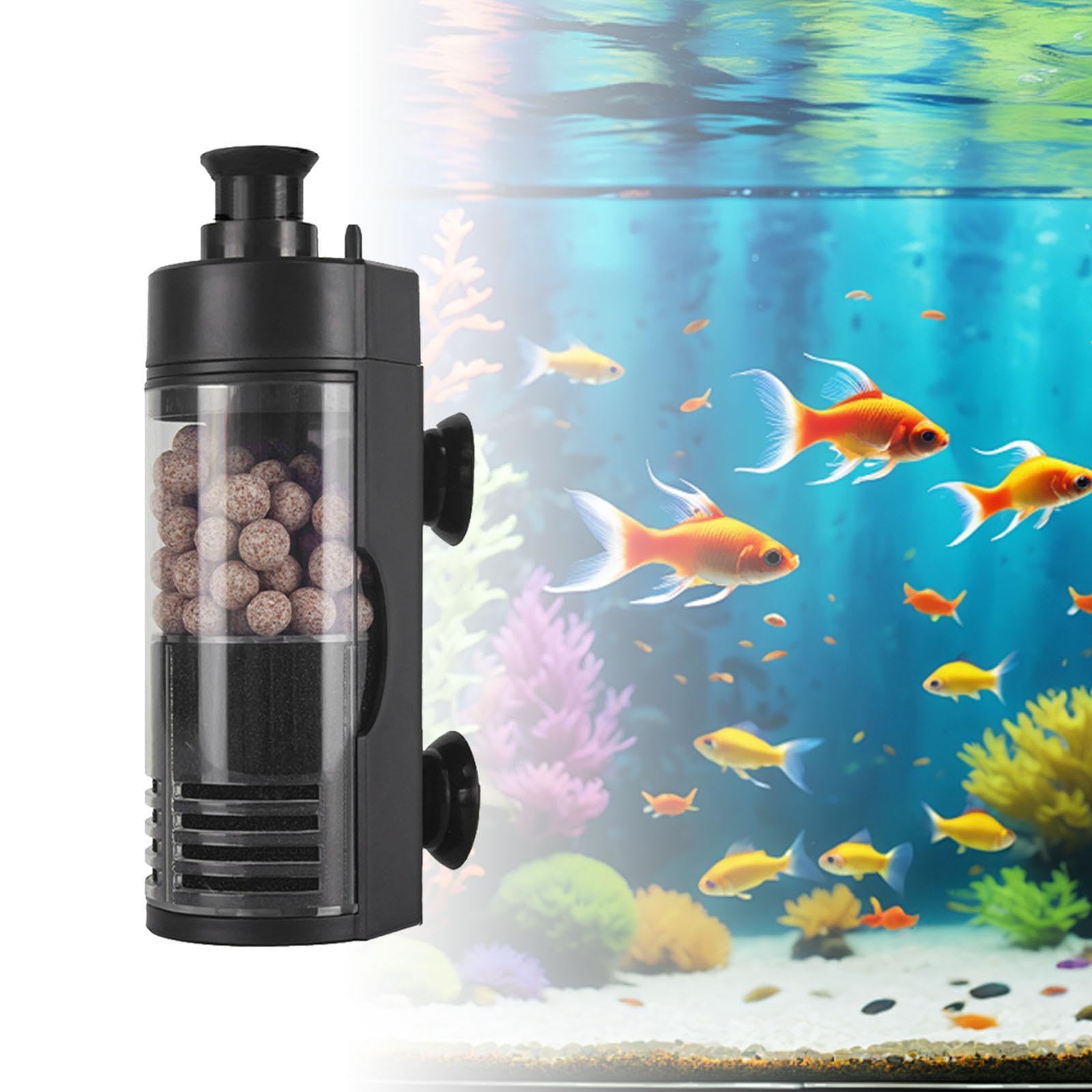 5 zestaw wewnętrznych filtrów akwariowych wydajna pompa do akwariów dla zwierząt wodnych