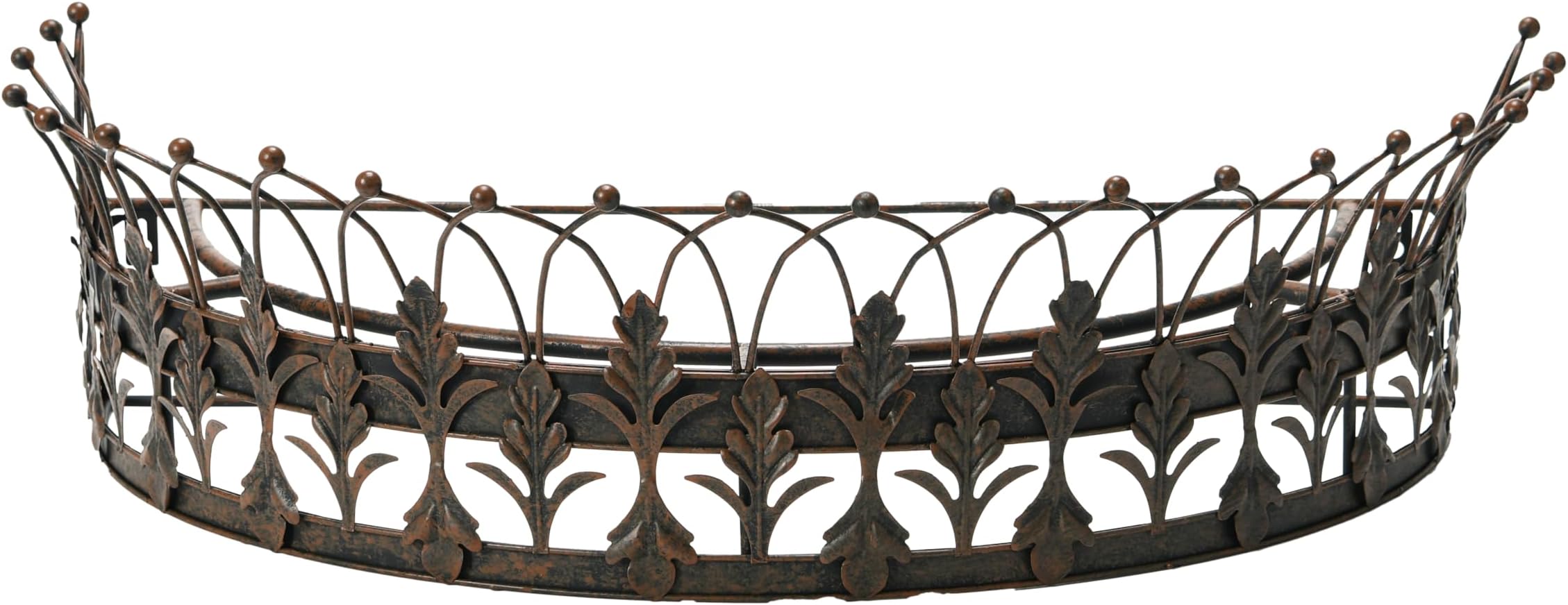 Creative Co-Op Metal Curtain Crown