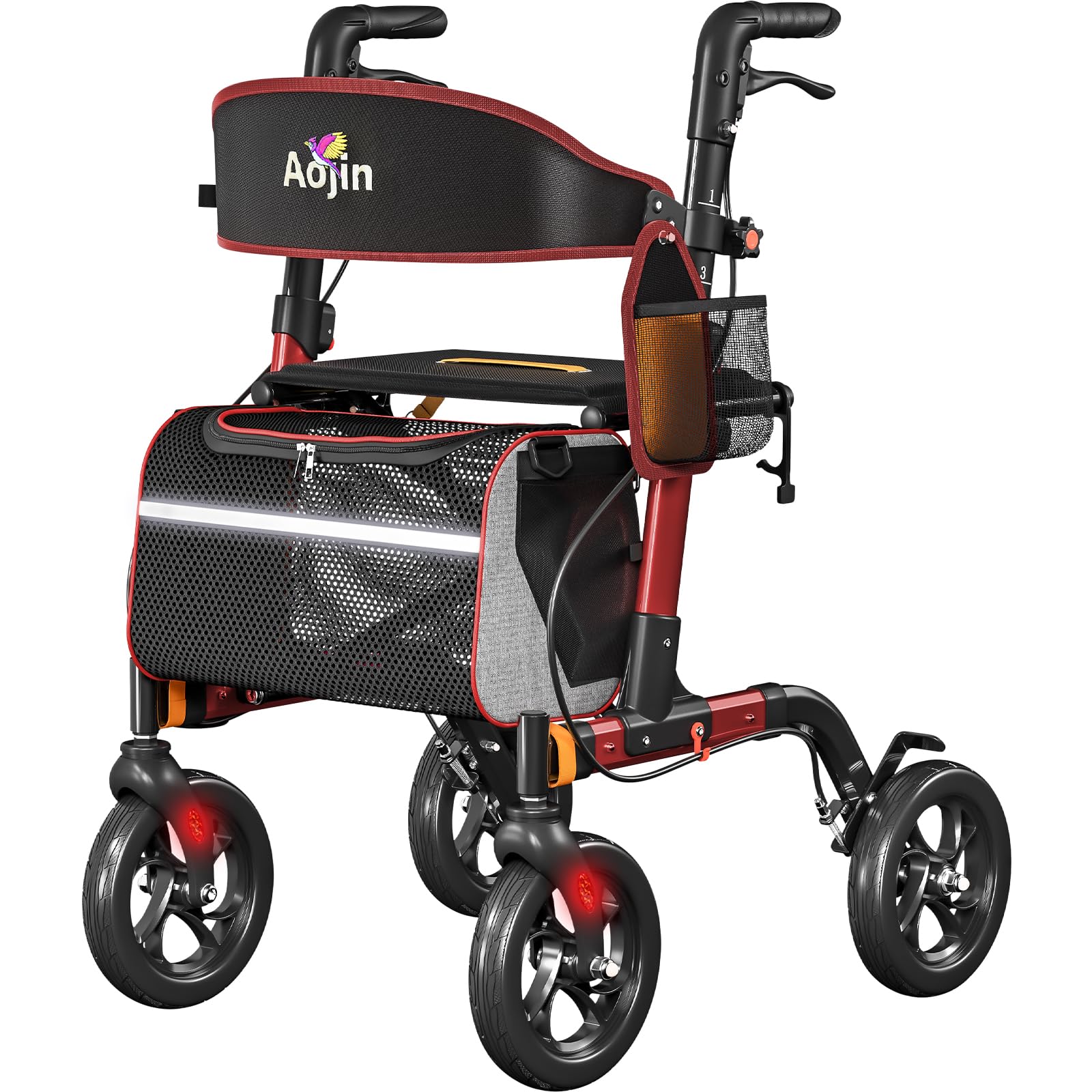 HOMLAND Andadores Rollator Plegables con Asiento para HOMLAND Andadores Rollator Plegables con Asiento para