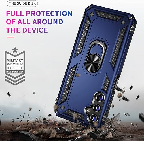 Miniatura 7 de Funda para Samsung Galaxy A14 5G, funda para Samsung A14 5G con protector de pantalla 2 unidades, grado militar de 16 pies, a prueba de caídas, a