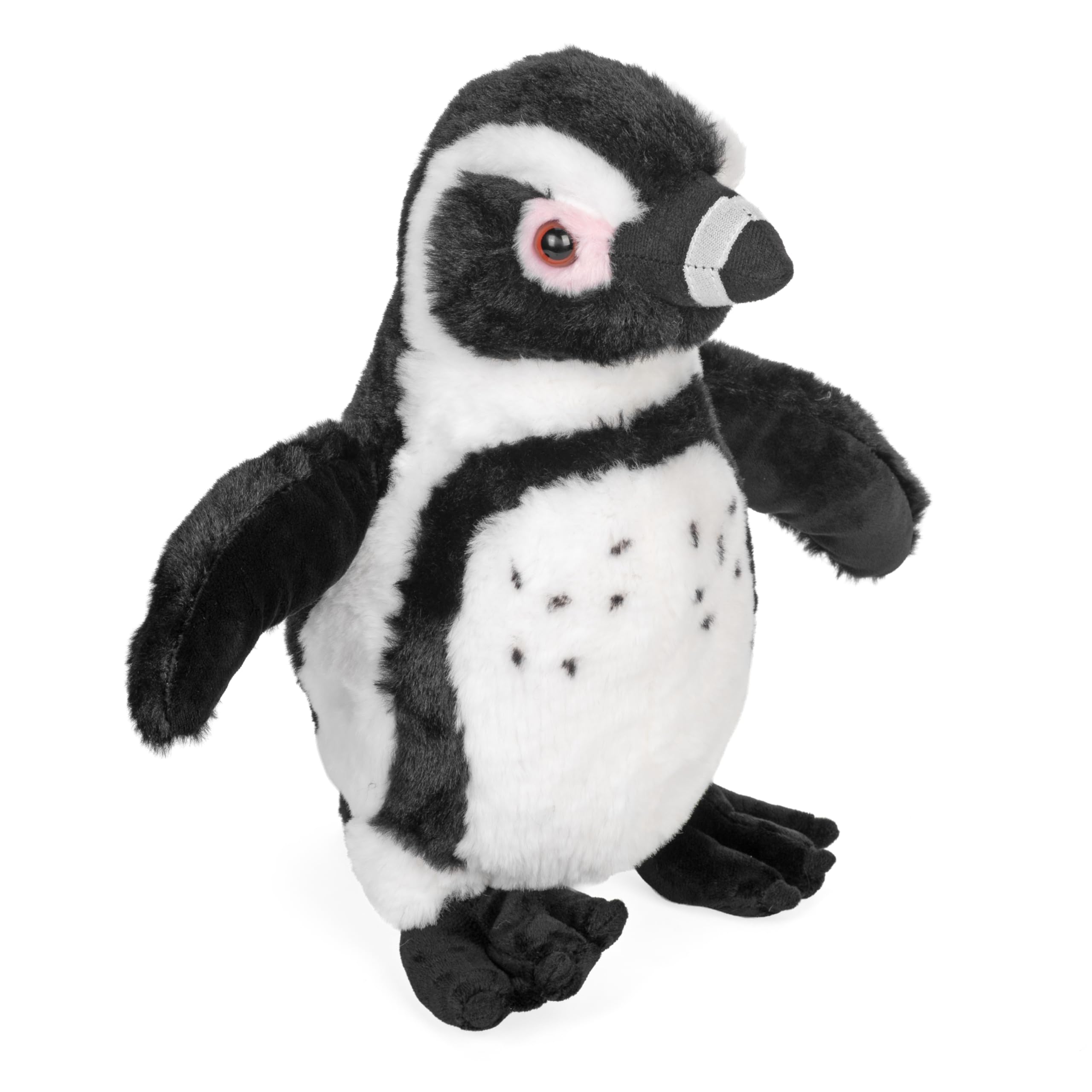 Wild Republic Cuddlekins Pinguino dai piedi neri, Peluche Di Animali, 30 cm, Peluche Per Neonati, Peluche Per Regalo Di Compleanno Imbottitura Realizzata Partendo Da Bottiglie Riciclate