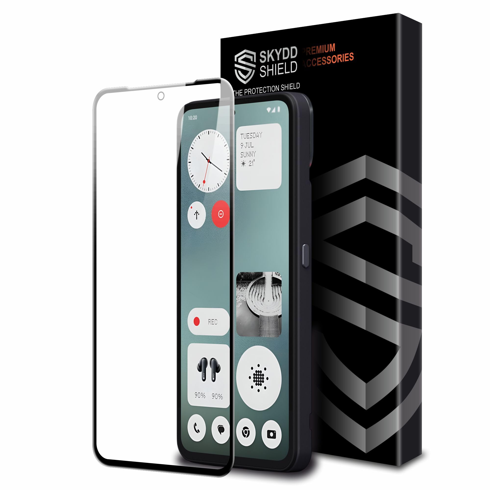 Skyddshield Edge to Edge Tempered Glass for Nothing CMF Phone 1 5G (6.67 Inch) with Easy Self Installation Kit | Black (B0DBZJ7PTN) Amazon Price History, Amazon Price Tracker