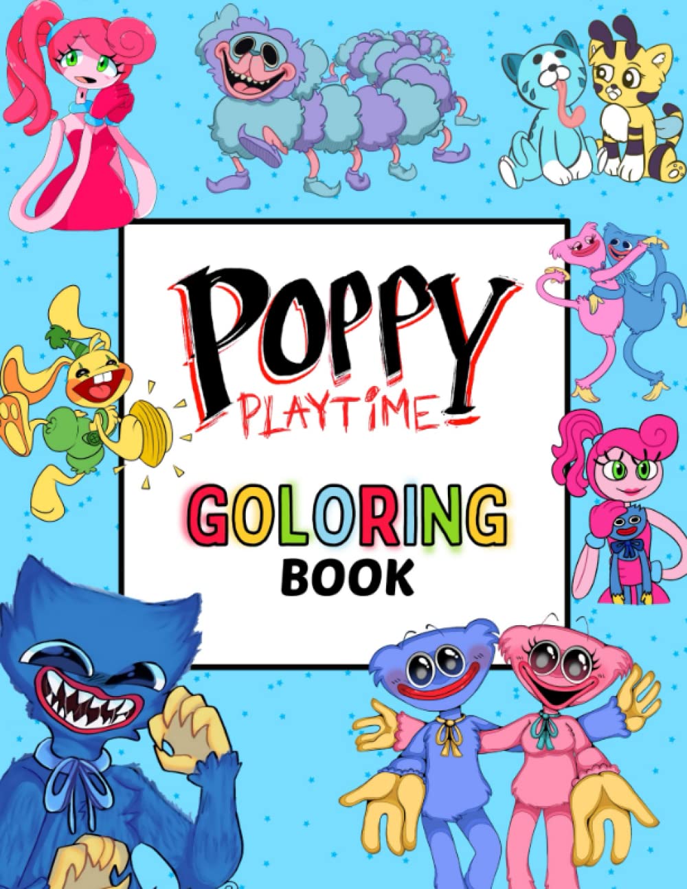 Buy Poppy Playtime Coloring Book: New Original Coloring Poppy Playtime ...