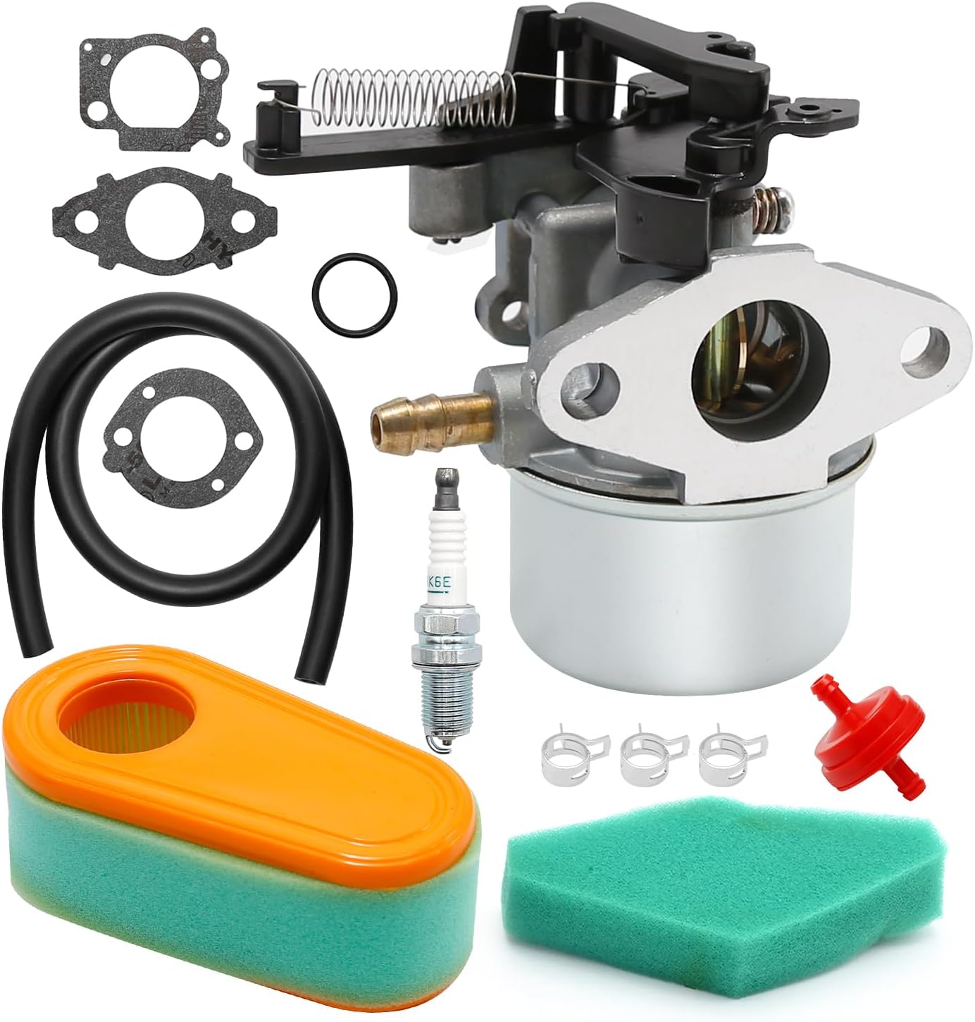 591137 Carburetor Kit for Troy Bilt 2700-3000PSI Pressure Washer, Replaces 593599 590948 593380, Replacement for Briggs Stratton 7.75HP 8.75HP 190cc Engine