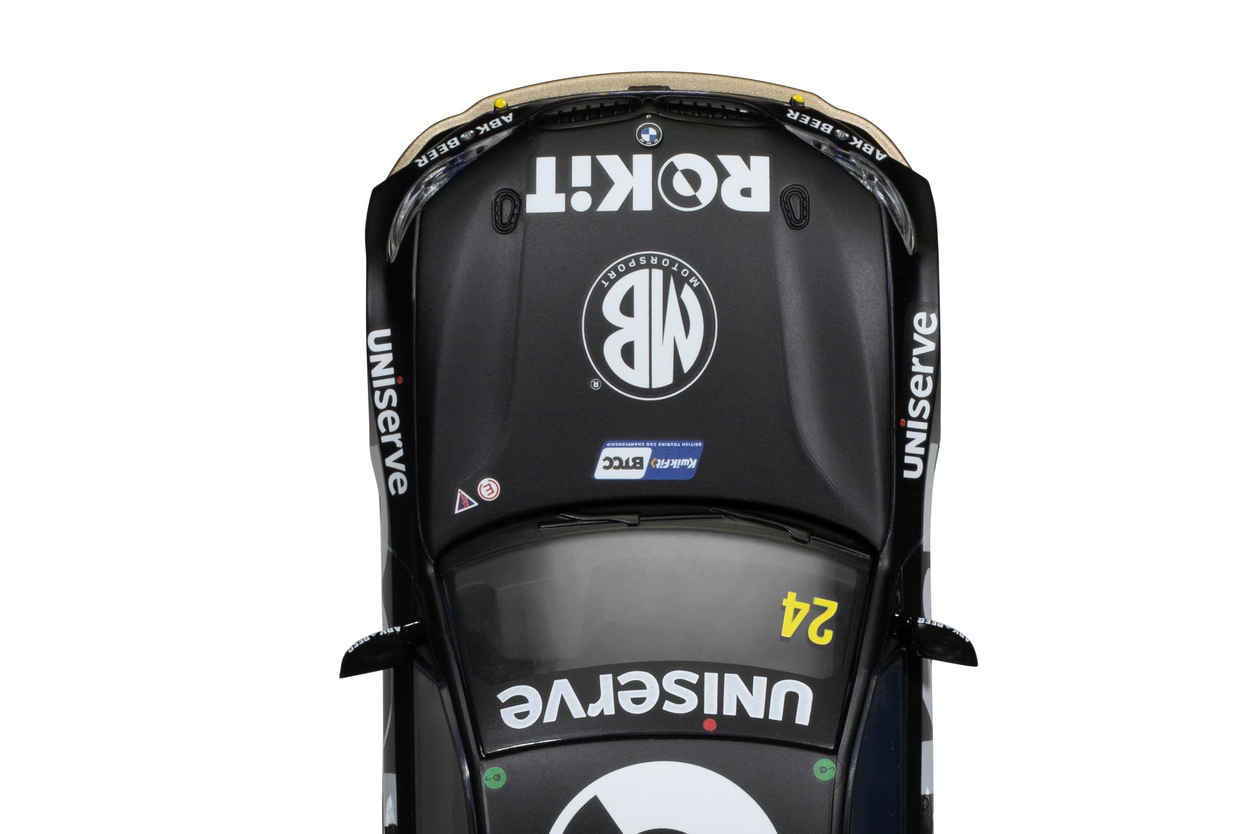 Scalextric C4440 1:32 BMW 330i Msport BTCC22#24 Hill HD - Slotcar, Rennbahn, Auto für Rennbahn, Rennbahnauto, Rennbahn, Kinderspielzeug, Zubehör für Rennbahnen
