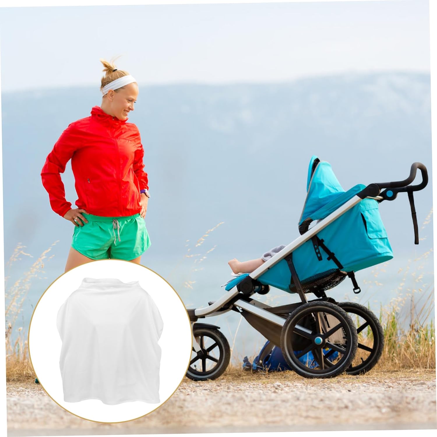 Thick Nursing Cover for Moms Multi-Use Infant Feeding Privacy Cover for Travel Breathable Fabric Outdoor Use