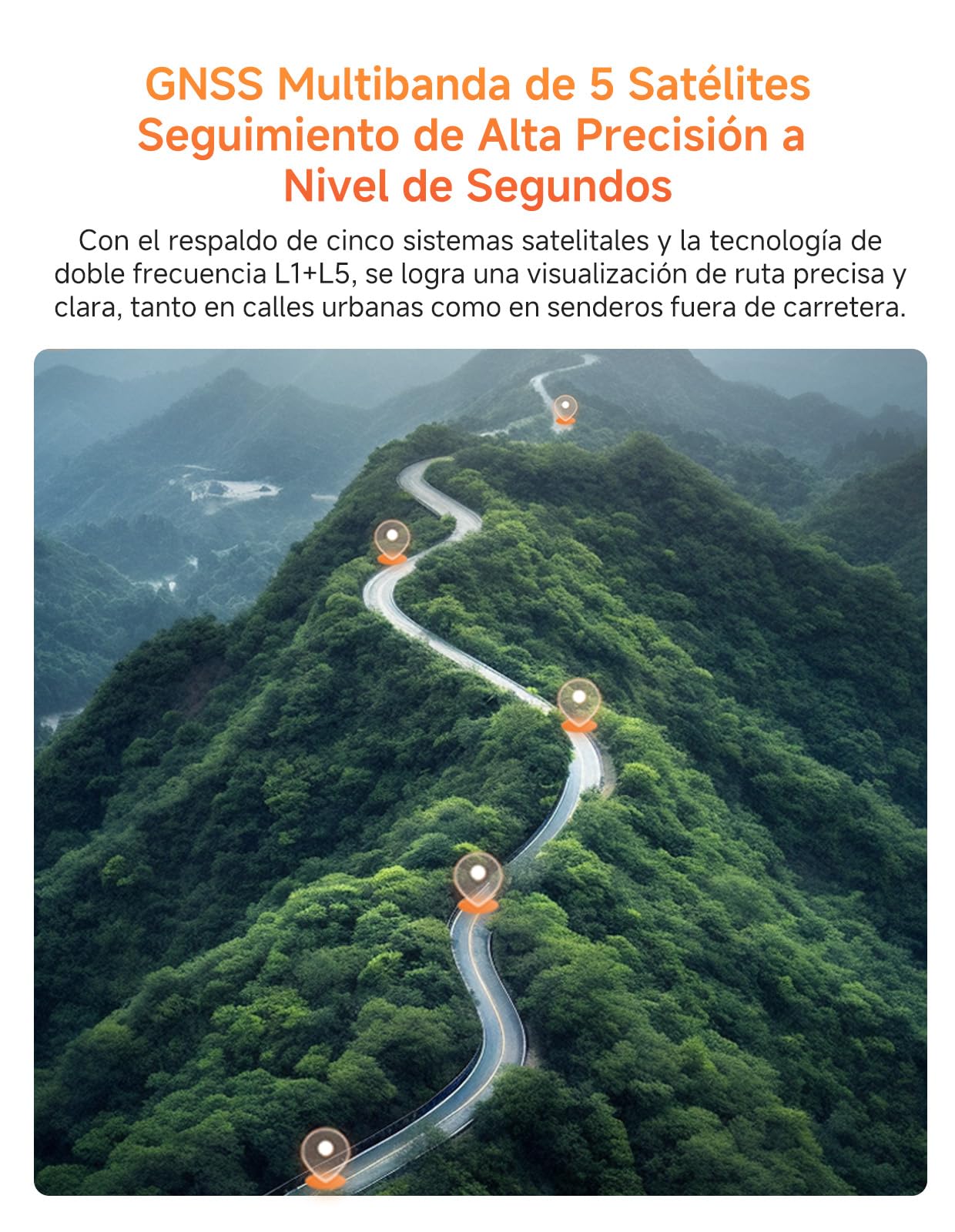 iGPSPORT BiNavi GPS Bicicleta, Análisis Entrenamiento Función Recorrido Continuo Detección de Movimiento 3,5" Pantalla Táctil Control de Música y Cámara de Acción, iClimb Pro, 35H,Negro