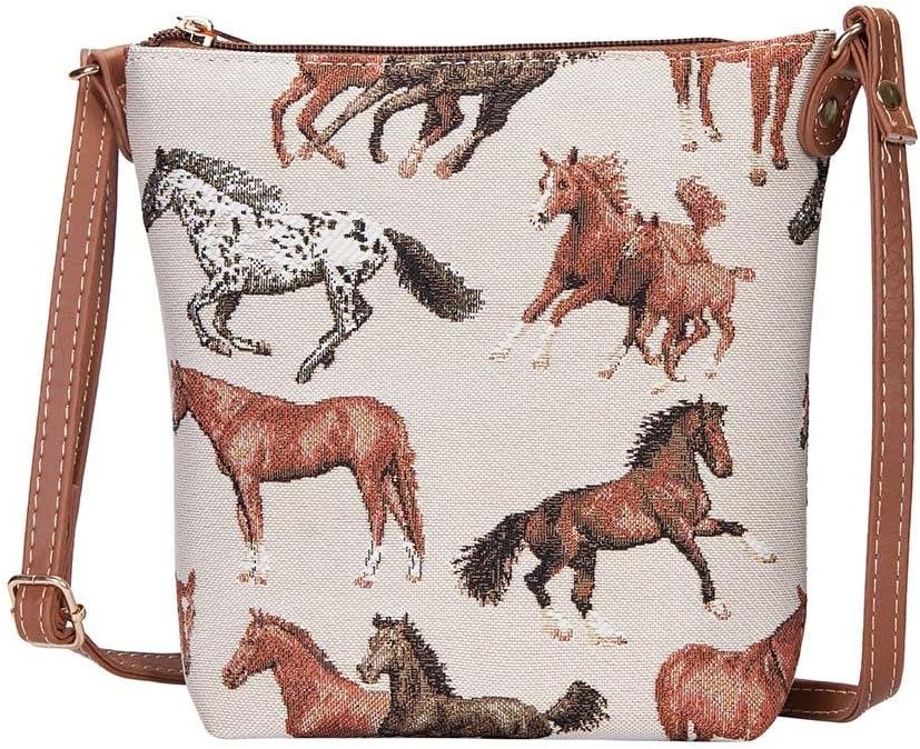 Signare Tapestry Small Crossbody Bag Sling Bag for Women with Animal and Pet Designs