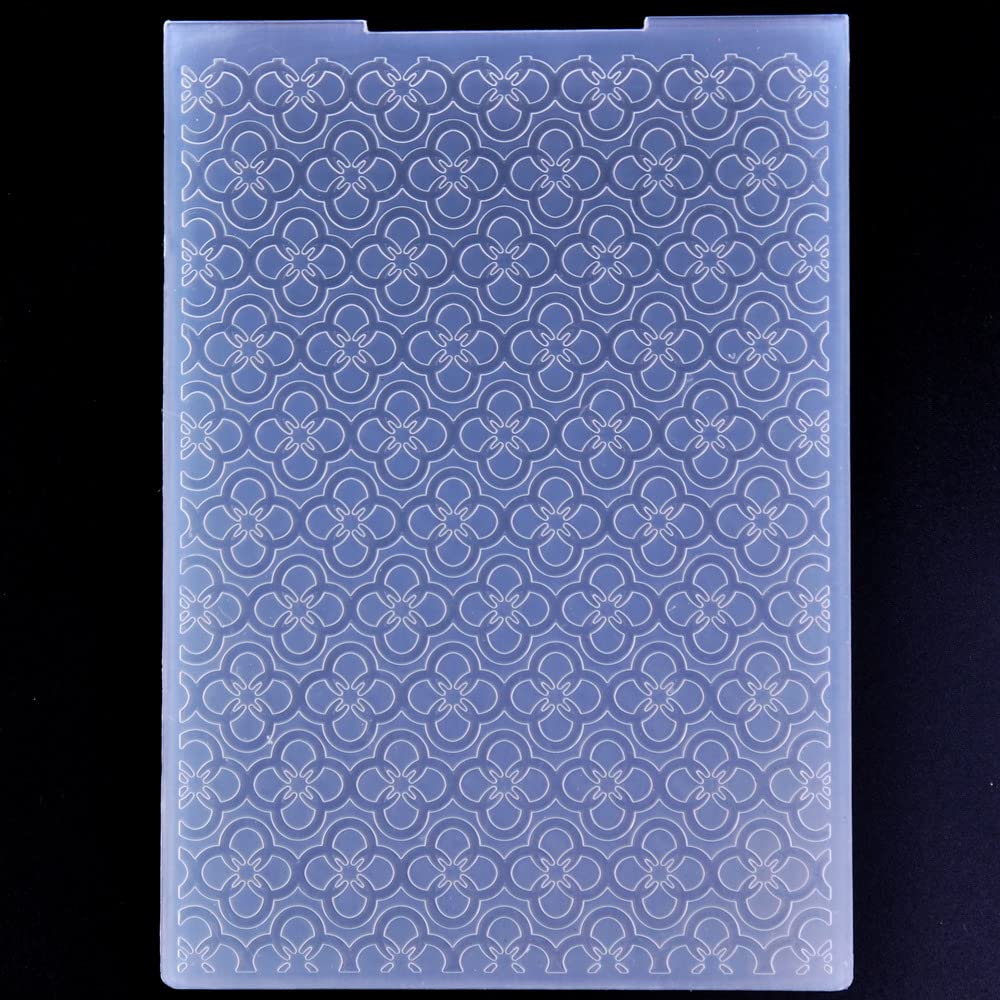 DDOUJOY Flowers Background Plastic Embossing Folders for Card Making Scrapbooking and Other Paper Crafts 3010930