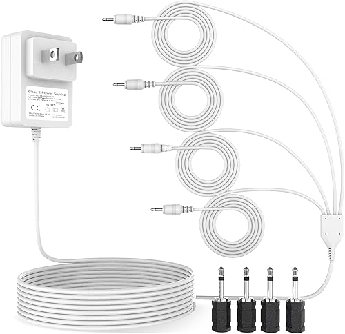 Miniatura 8 de Adaptador de corriente compatible con accesorios Department 56 Village, para Halloween, Navidad, aldea, casa, farol, farol, lámpara de calle, cable