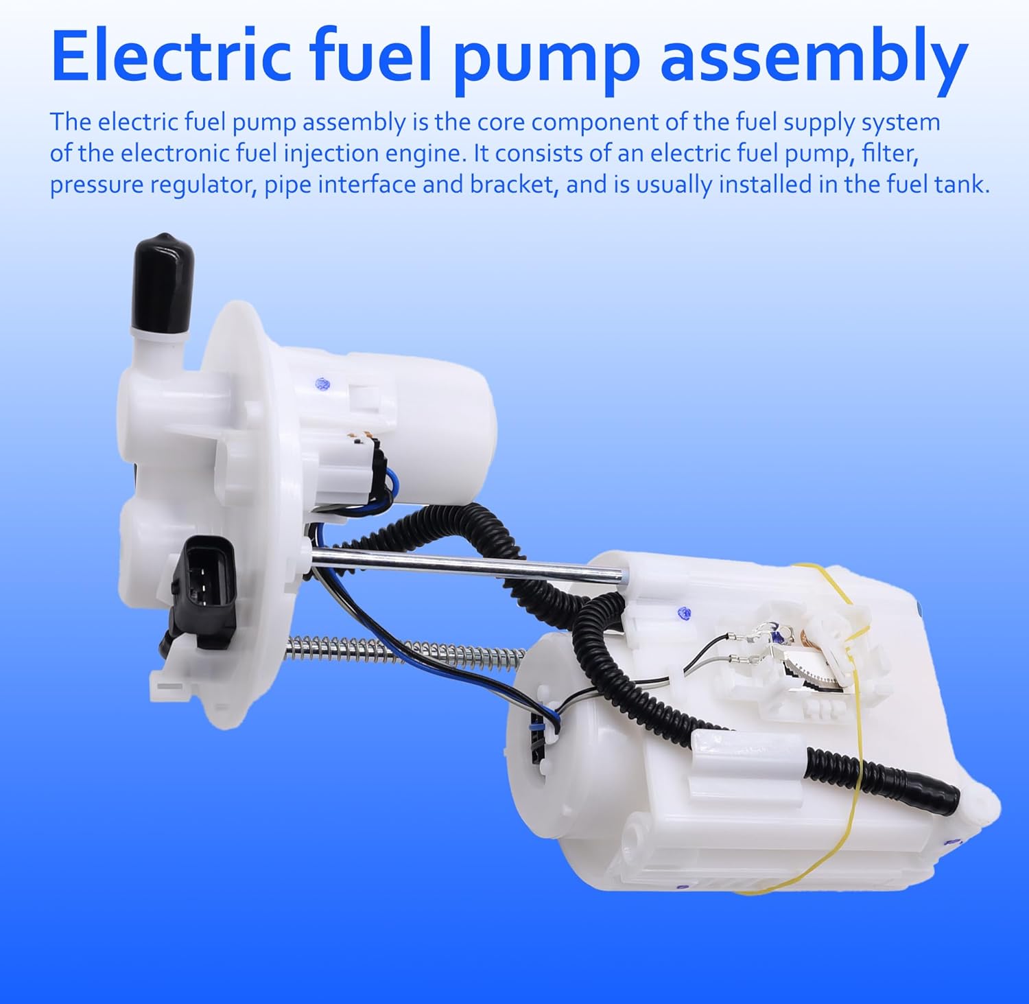 FG2335 Electric Fuel Pump Module Assembly with Sending Unit Compatible with Kia Soul 2016 2017 2018 2019 L4 1.6L/L4 2.0L Replacement for 31110B2501