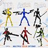Set de 6 figuras de acción T13 ensambladas, Titan 13 robot impreso en 3D, Dummy 13 multiarticulado (6 piezas) 3