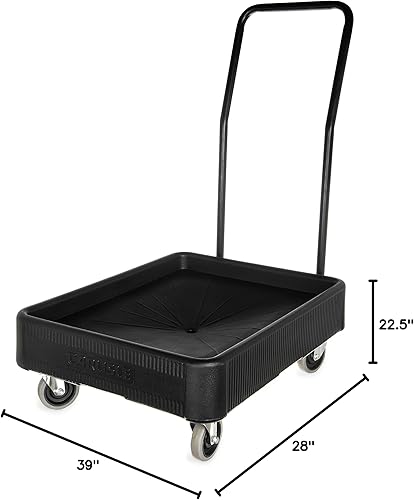 Miniatura 8 de Carlisle FoodService Products Cateraide Dolly para Xdl3000H - Carretilla con asa para catering y eventos, plástico, color negro