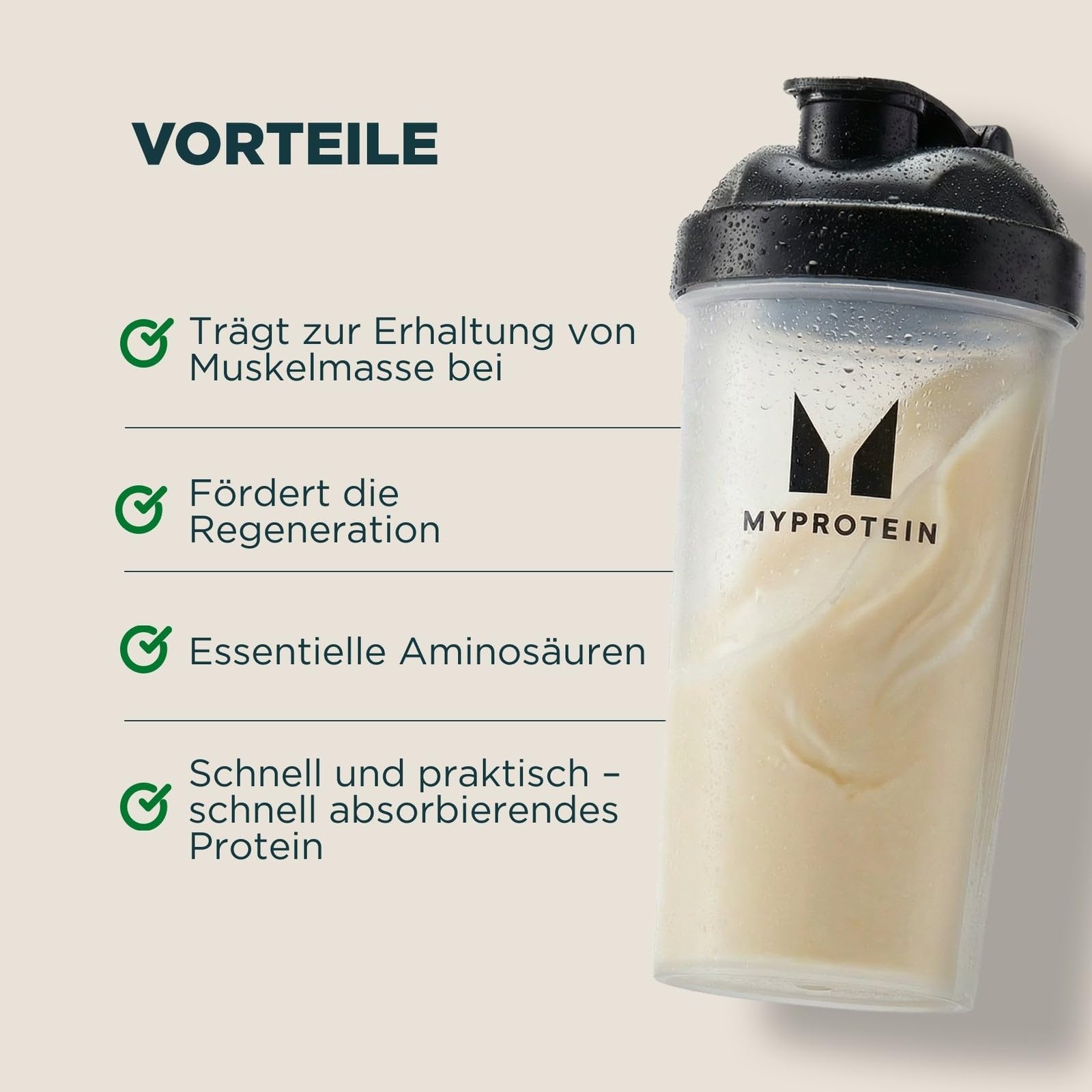 Proszek białkowy Myprotein Impact Whey Protein | Wanilia - 30 porcji | Do 23 g białka serwatkowego w porcji z BCAA | Wspiera wzrost mięśni i szybszą regenerację | Produkt wegetariański
