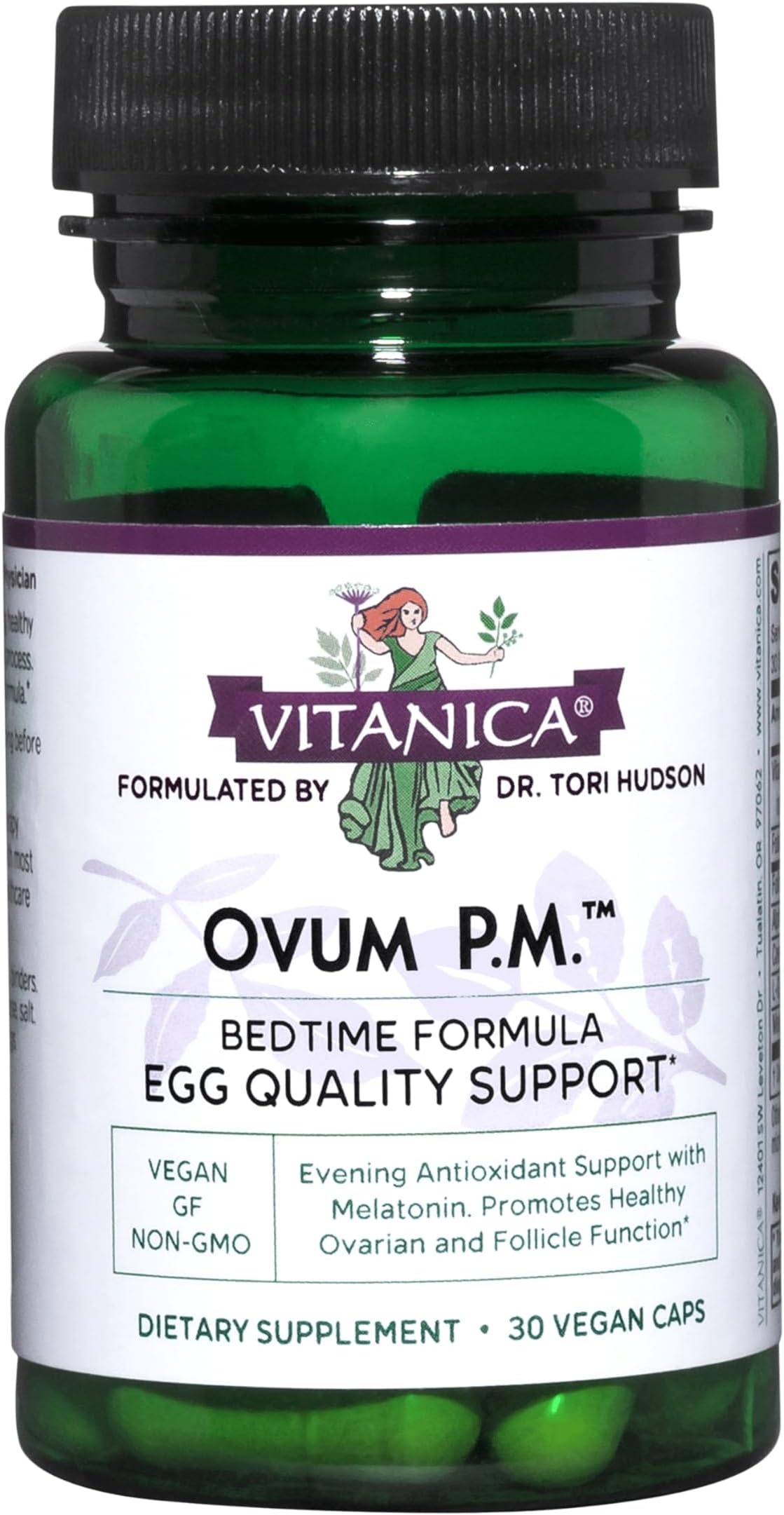 - Ovum P.M., Supports Healthy Egg Quality, Vegan, 30 Capsules