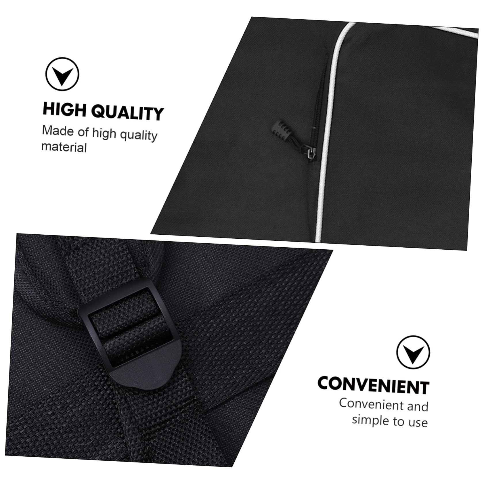 Kisangel Borsa Per Tastiera Elettronica 61 Tasti Imbottita Oxford Cerniera Bidirezionale e Protezione Imbottita Per Trasporto Pianoforte Elettrico Uso Esterno