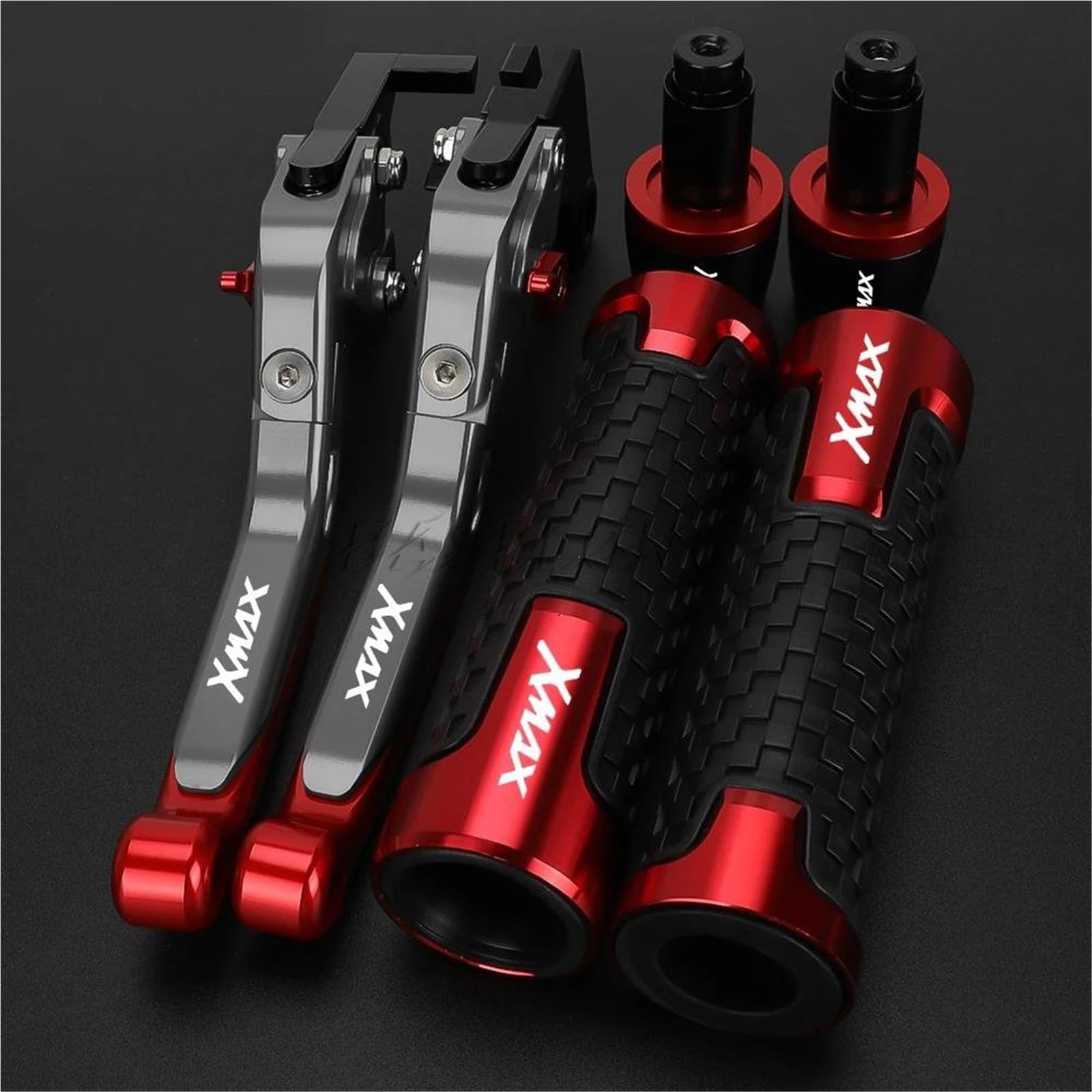 Poignées de guidon en aluminium CNC pour personnaliser avec élégance le YAMAHA XMAX 2006-2025