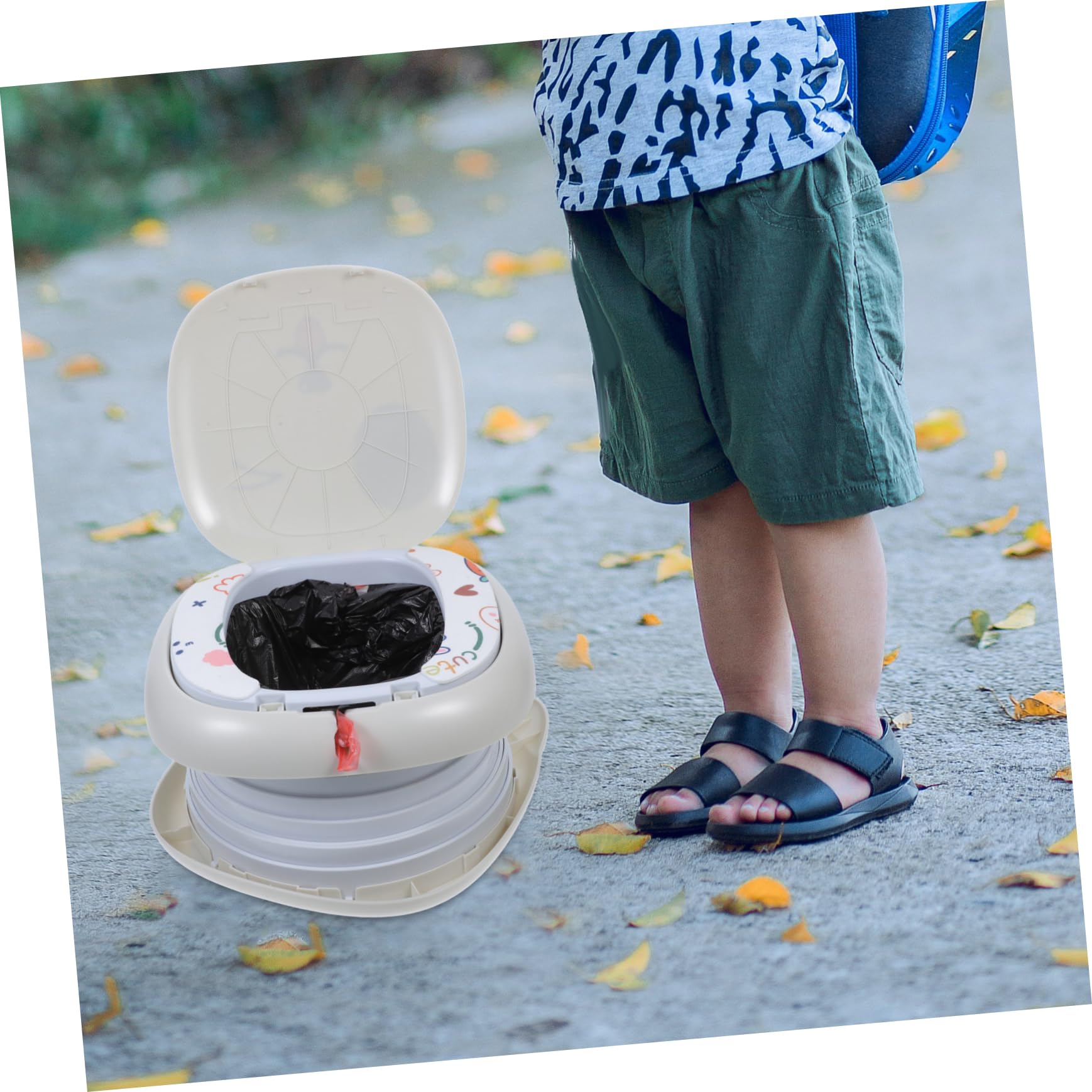 Faltbares Töpfchen für Kinder 1 Satz, Tragbar und Leicht, 70kg