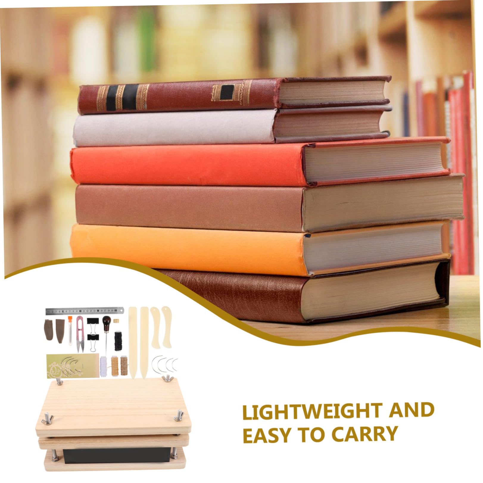 Kit de Encuadernación Libros de Madera de Principiantes DIY