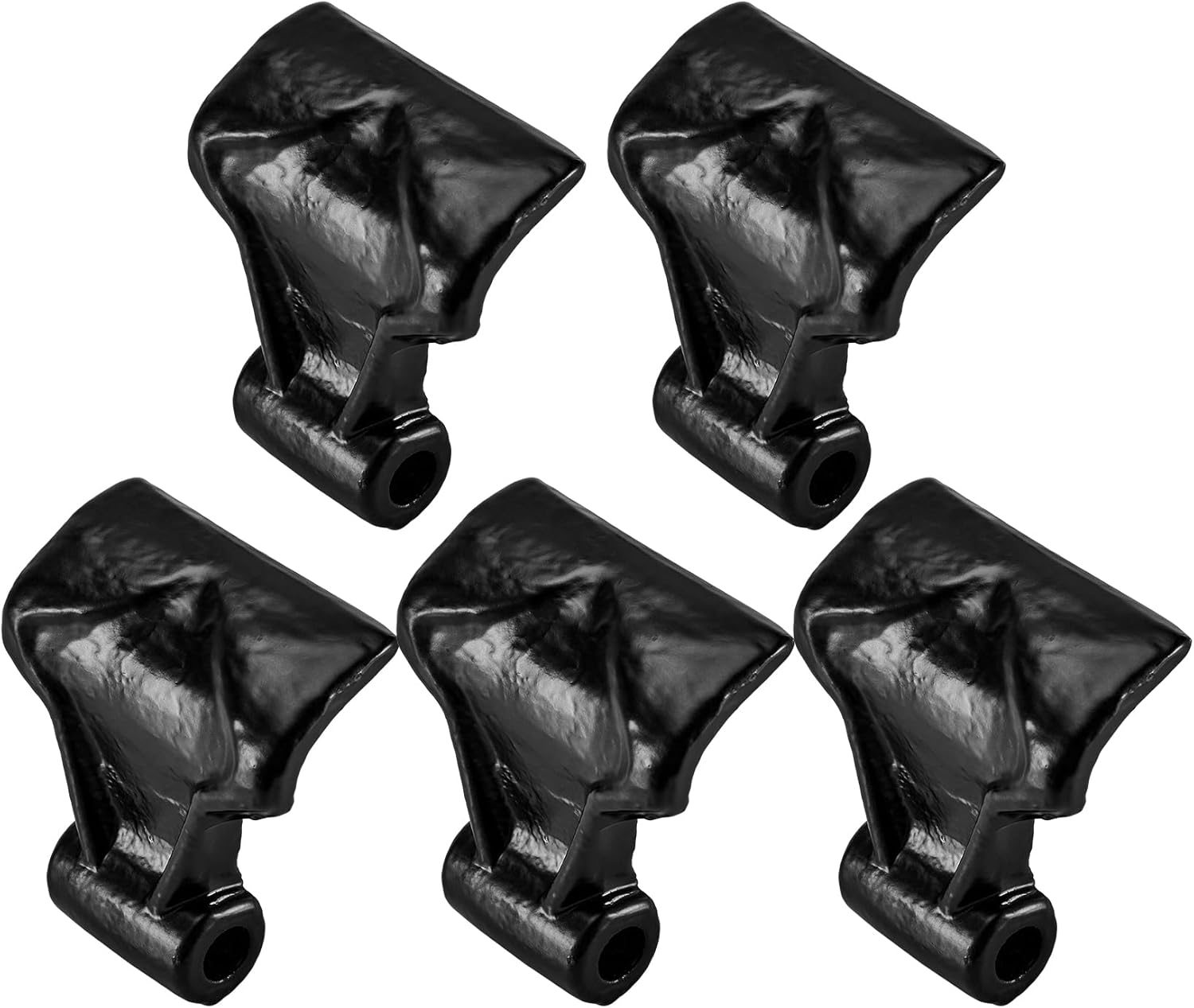 Pindex 5 Packs 3 Inch Wide Replacement Steel Flail Hammer Blade Flail Mower Blades for Tractor Lawn Mowers