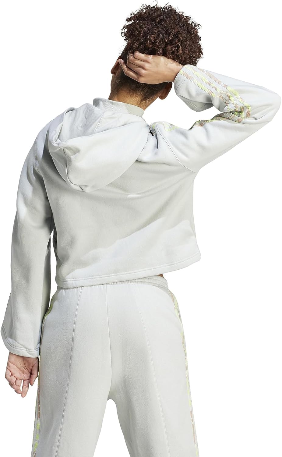 adidas womens All Over Print Hoodie - Image 2