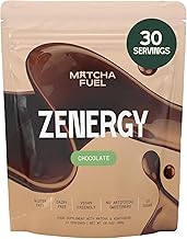 Matcha Fuel SuperLatte (Chocolate) - Mushroom & Adaptogenic Latte Powder - Lion’s Mane, Reishi, Cordyceps & KSM-66 Ashwagandha - Superfood for Energy, Focus & Immunity - Vegan - 30 Servings - 600g